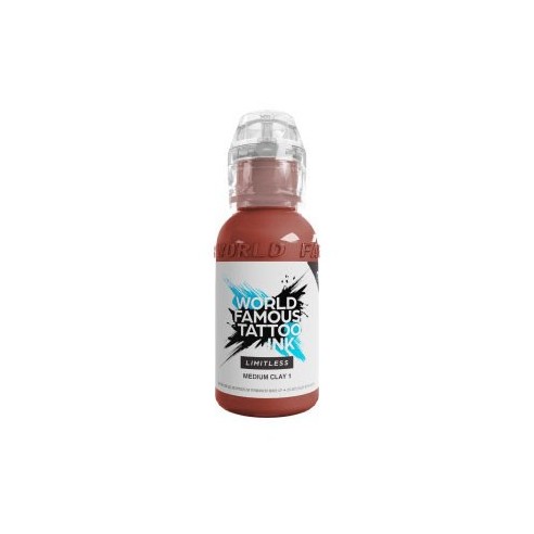 MEDIUM CLAY 1 - World Famous Limitless - 30ml - Colore Tattoo REACH