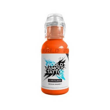 MEDIUM ORANGE 1 - World Famous Limitless - 30ml - Colore Tattoo REACH