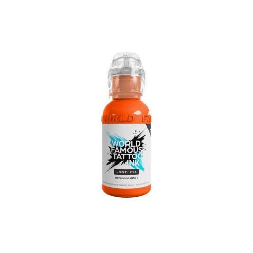 MEDIUM ORANGE 1 - World Famous Limitless - 30ml - Colore Tattoo REACH