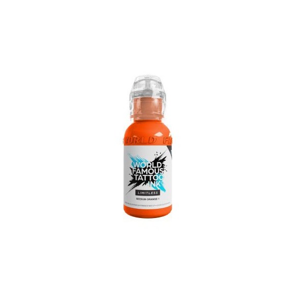 MEDIUM ORANGE 1 - World Famous Limitless - 30ml - Colore Tattoo REACH