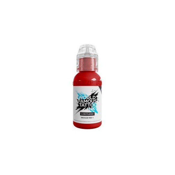 MEDIUM RED 1 - World Famous Limitless - 30ml - Colore Tattoo REACH