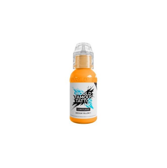 MEDIUM YELLOW 1 - World Famous Limitless - 30ml - Colore Tattoo REACH