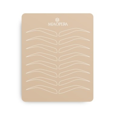MiaOpera PRACTICE PAD in Lattice per Sopracciglia - 20x15x h.0,15cm