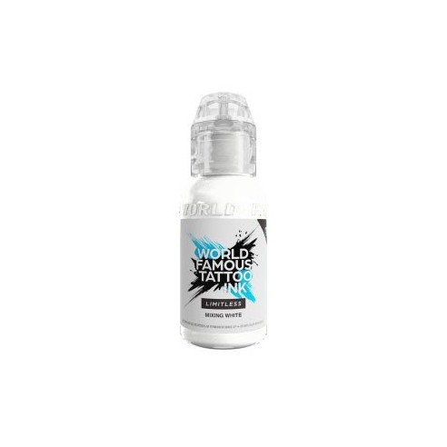 MIXING WHITE - World Famous Limitless - 30ml - Colore Tattoo REACH