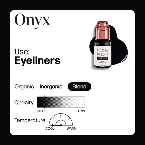 ONYX - Perma Blend Luxe - 15ml - Pigmento PMU REACH
