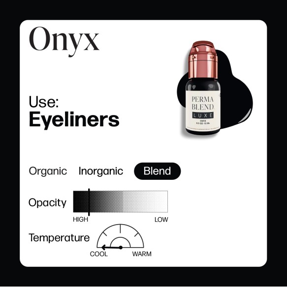 ONYX - Perma Blend Luxe - 15ml - Pigmento PMU REACH