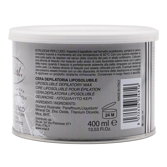 OSSIDO DI ZINCO - Cera Liposolubile RO.IAL - 400 ml