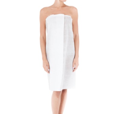 Pareo TNT Bianco con Velcro - 10pz.