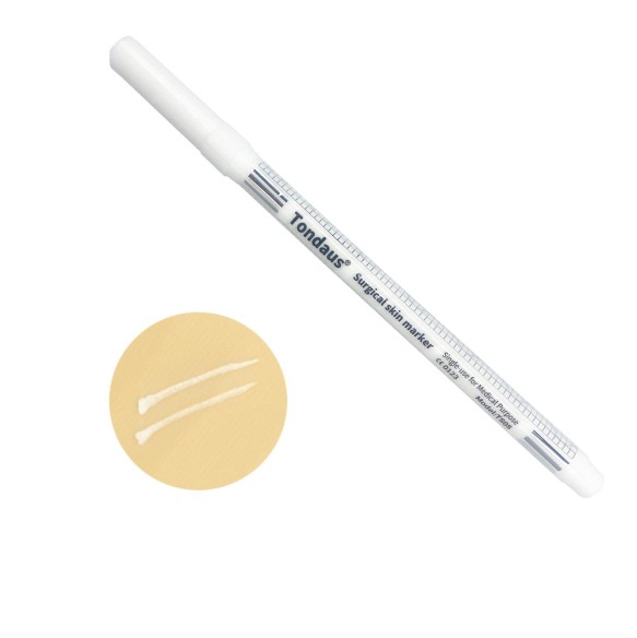 Pennarello Chirurgico BIANCO Sterile - 1.0 mm - con Righello