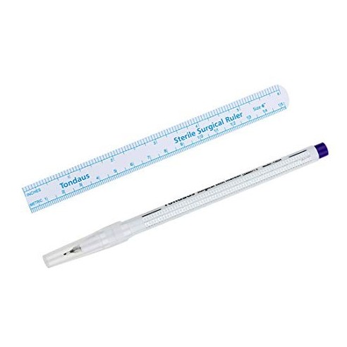 Pennarello Chirurgico VIOLA Sterile - 0.5 mm - con Righello