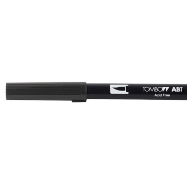 Pennarello Tombow Dual Brush BLACK - N15