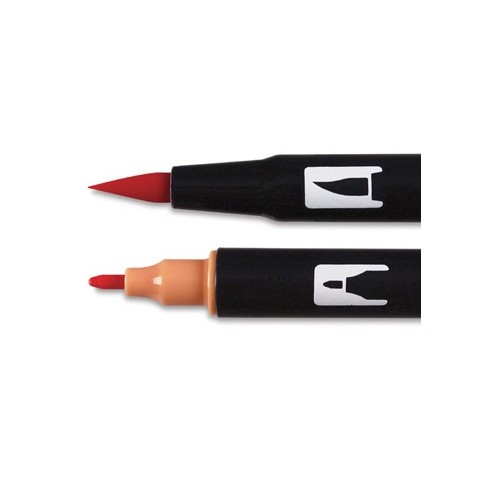 Pennarello Tombow Dual Brush RUBINE RED - 755