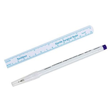 Pennarello Chirurgico VIOLA Non Sterile - 0.5 mm - con Righello