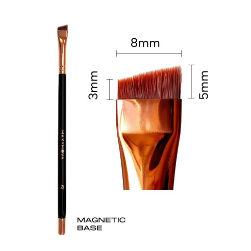 Pennello Magnetico Professionale N.2 per Laminazione e Henné - MAXYMOVA