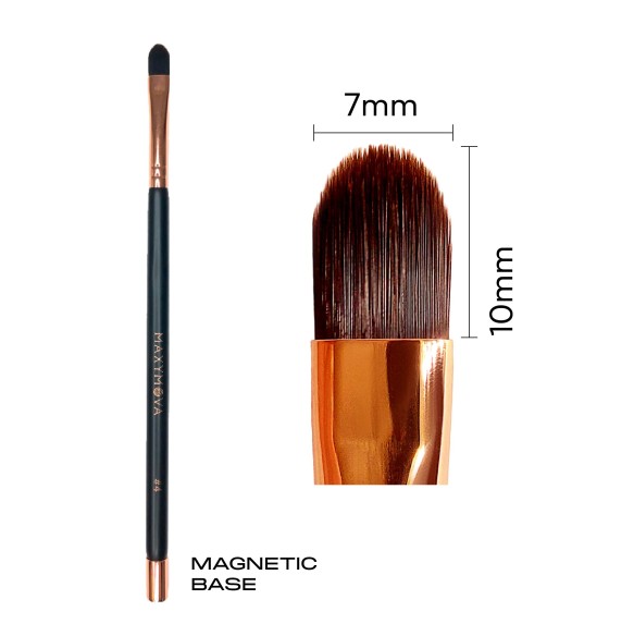 Pennello Magnetico Professionale N.4 per Tinte e Henné - MAXYMOVA