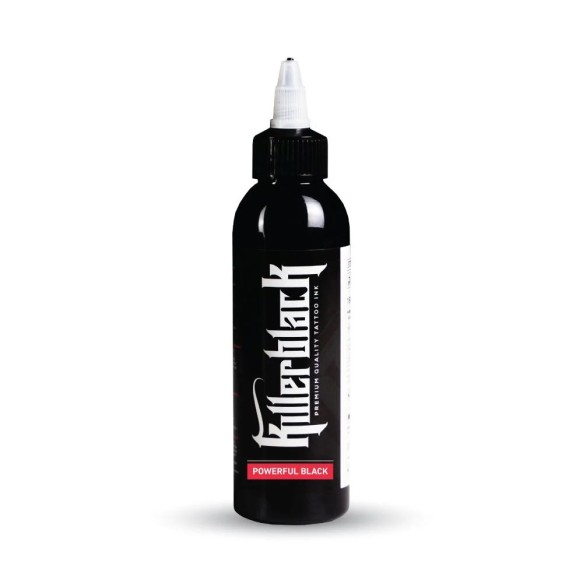 POWERFUL BLACK - KillerBlack Ink - 150ml - Colore Tattoo REACH