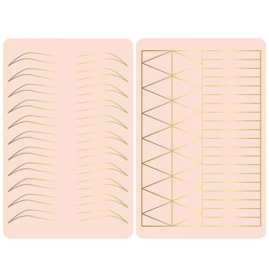 PRACTICE PAD in Lattice per Sopracciglia - 19x14x h.0,10cm