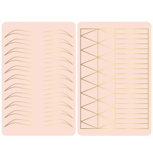 PRACTICE PAD in Lattice per Sopracciglia - 19x14x h.0,10cm