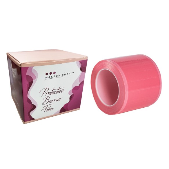 Protective Barrier Film MakeUp Supply - Rosa - 10cm x 15cm - 1200 strappi