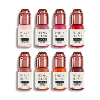 PUCKER-UP BUTTERCUP Set  - Perma Blend Luxe - 8x15ml - Pigmenti PMU REACH