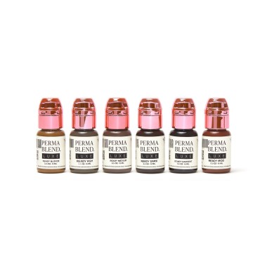 READY, SET, GO Pre-Modified Set  - Perma Blend Luxe - 6x15ml - Pigmenti PMU REACH