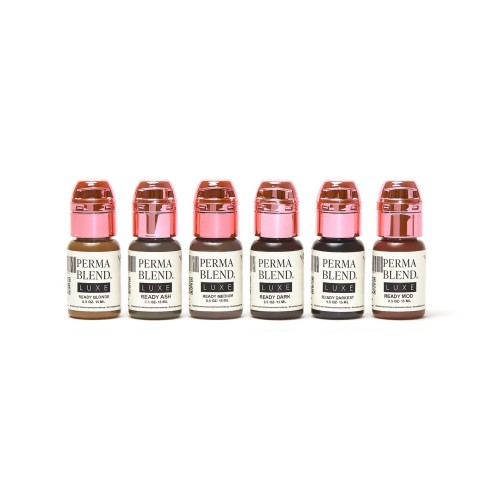 READY, SET, GO Pre-Modified Set  - Perma Blend Luxe - 6x15ml - Pigmenti PMU REACH
