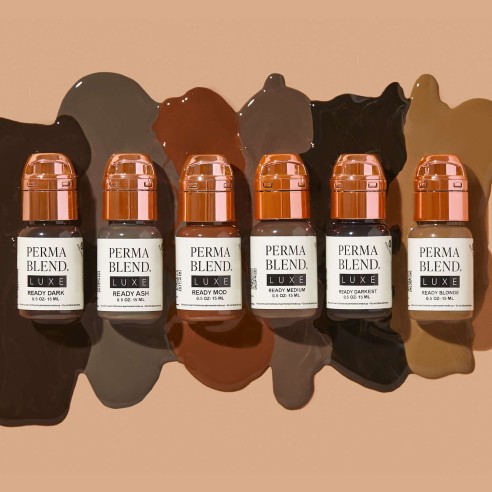 READY, SET, GO Pre-Modified Set  - Perma Blend Luxe - 6x15ml - Pigmenti PMU REACH