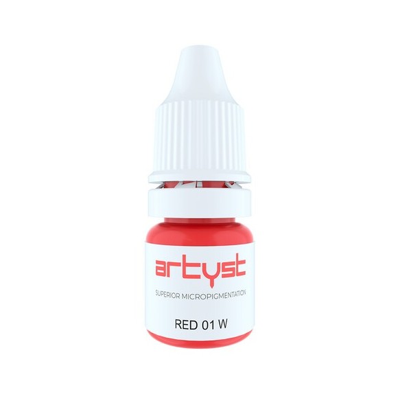 RED 01 W - Artyst - 10ml - Pigmento PMU REACH