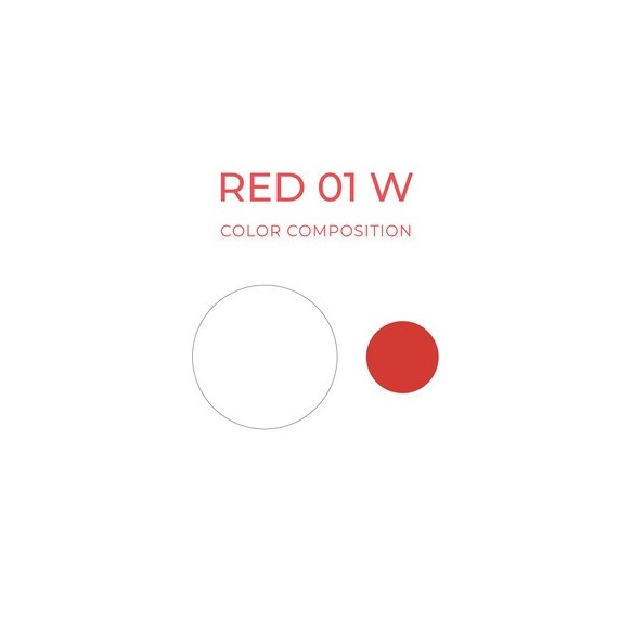 RED 01 W - Artyst - 10ml - Pigmento PMU REACH