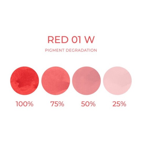 RED 01 W - Artyst - 10ml - Pigmento PMU REACH