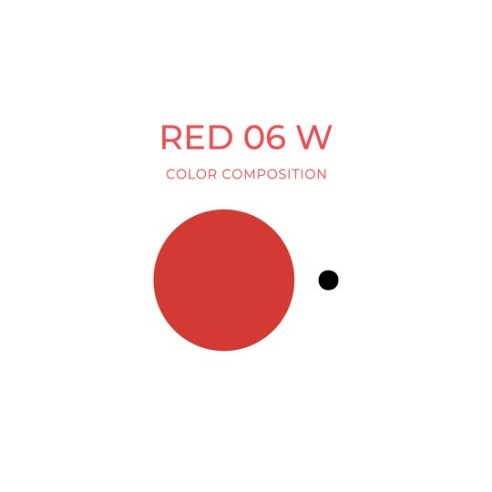SCAD 10.26 | RED 06 W - Artyst - 10ml - Pigmento PMU REACH
