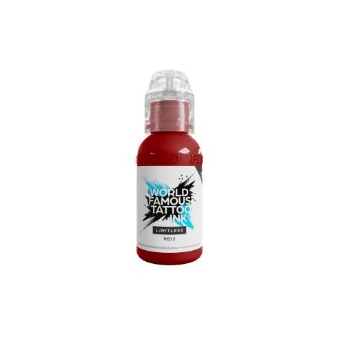 RED 2 - World Famous Limitless - 30ml - Colore Tattoo REACH
