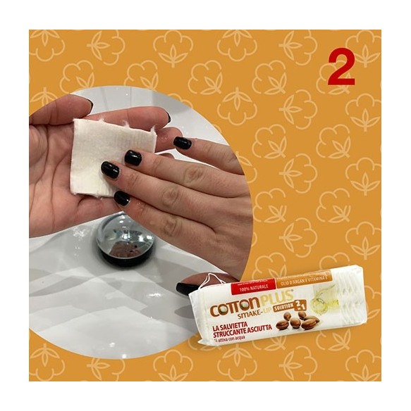 SMAKE-UP Salviette Struccanti all’Aloe COTTON PLUS - Maxi - 40 pz.