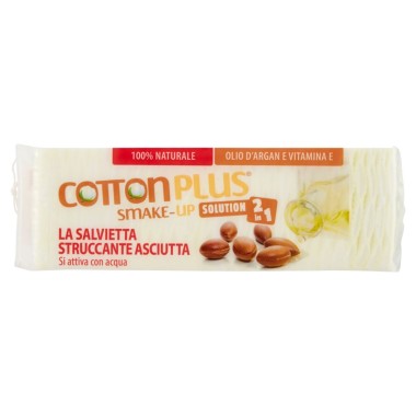 SMAKE-UP Salviette Struccanti all’Argan COTTON PLUS - Mini - 60 pz.
