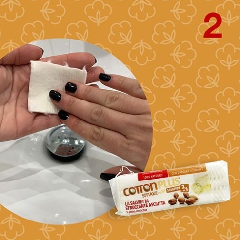 SMAKE-UP Salviette Struccanti all’Argan COTTON PLUS - Mini - 60 pz.