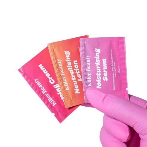 Set Vegano KILLER BEAUTY per Laminazione Ciglia e Sopracciglia in Bustine - 1.5ml x 30pz.