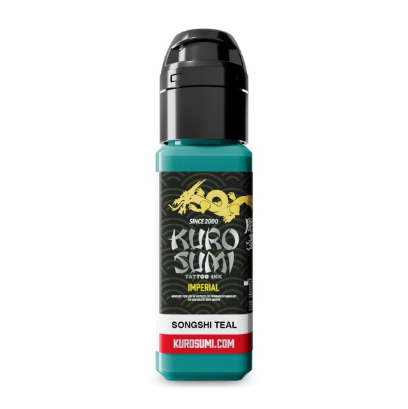 SONGSHI TEAL - Kuro Sumi Imperial - 22ml - Colore Tattoo REACH