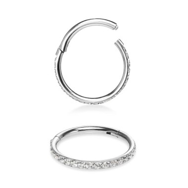 Clicker in Acciaio Inox 316L con Zirconie Frontali