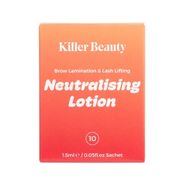 Step 2 - Lozione Neutralizzante per Laminazione Ciglia e Sopracciglia KILLER BEAUTY in Bustine - 1.5ml x 10pz.