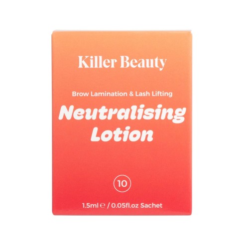 Step 2 - Lozione Neutralizzante per Laminazione Ciglia e Sopracciglia KILLER BEAUTY in Bustine - 1.5ml x 10pz.