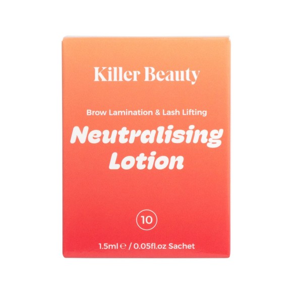 Step 2 - Lozione Neutralizzante per Laminazione Ciglia e Sopracciglia KILLER BEAUTY in Bustine - 1.5ml x 10pz.