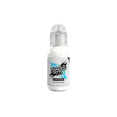 STRAIGHT WHITE - World Famous Limitless - 30ml - Colore Tattoo REACH