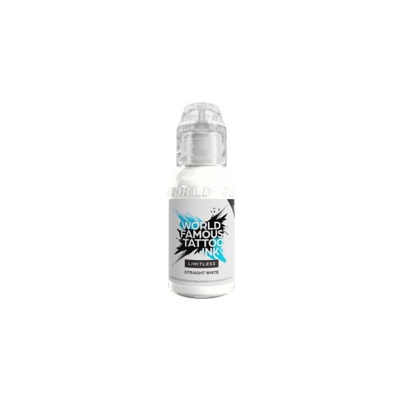 STRAIGHT WHITE - World Famous Limitless - 30ml - Colore Tattoo REACH