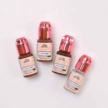 Tina Davies SUNSET Set - Perma Blend Luxe - 4x15ml - Pigmenti PMU REACH