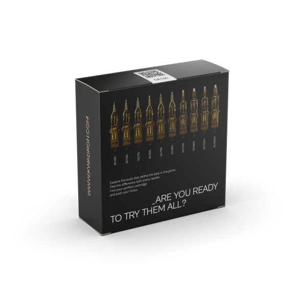 Kwadron TOP10 Pack - Cartucce Aghi Tattoo - 10 pz