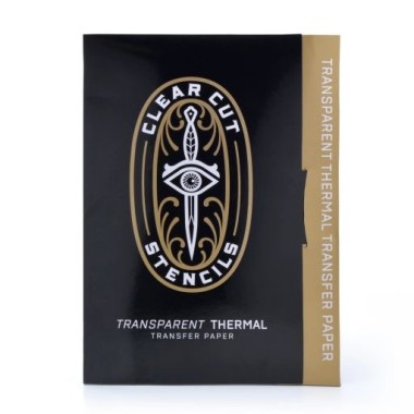 Transparent Thermal Transfer Paper - Clear Cut Stencils - 210x280mm - 25pz.