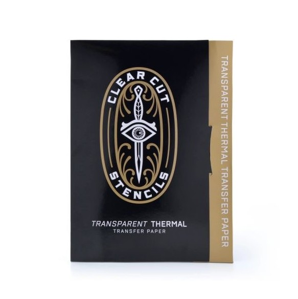 Transparent Thermal Transfer Paper - Clear Cut Stencils - 210x280mm - 25pz.