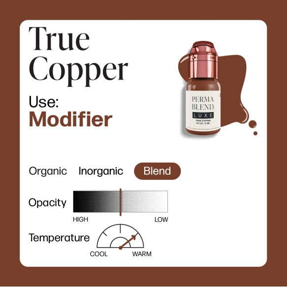 TRUE COPPER - Perma Blend Luxe - 15ml - Correttore PMU REACH