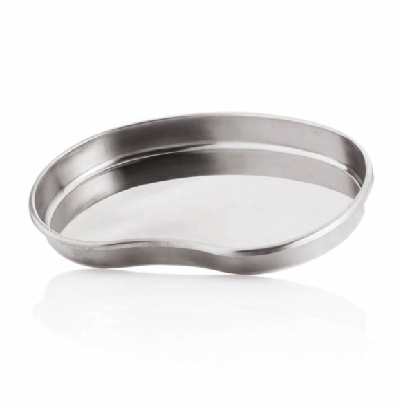 Vaschetta Disinfetta Strumenti in Acciaio inox - 21x14x2 cm