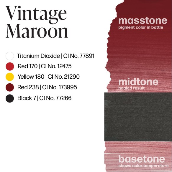 VINTAGE MAROON - Perma Blend Luxe - 15ml - Pigmento PMU REACH